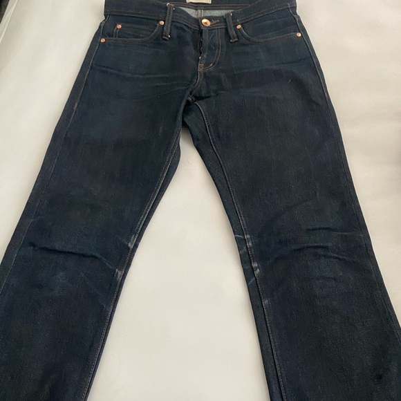 UB101 Skinny Fit 14.5oz Indigo Selvedge Denim - Picture 2 of 3